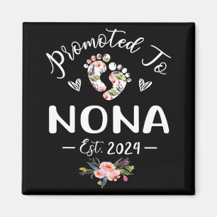 Till Nona Est 2024 Blomma Mors Dag Magnet