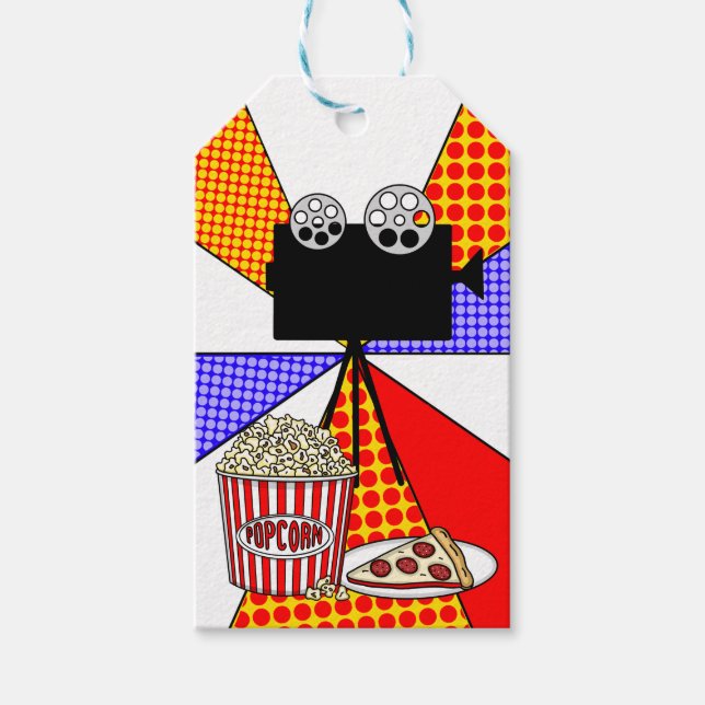 Till och från Gift Märkre Retro Movie Nattfödelsed Presentetikett (Framsidan)