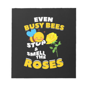 Till och med Busy Bees Anteckningsblock