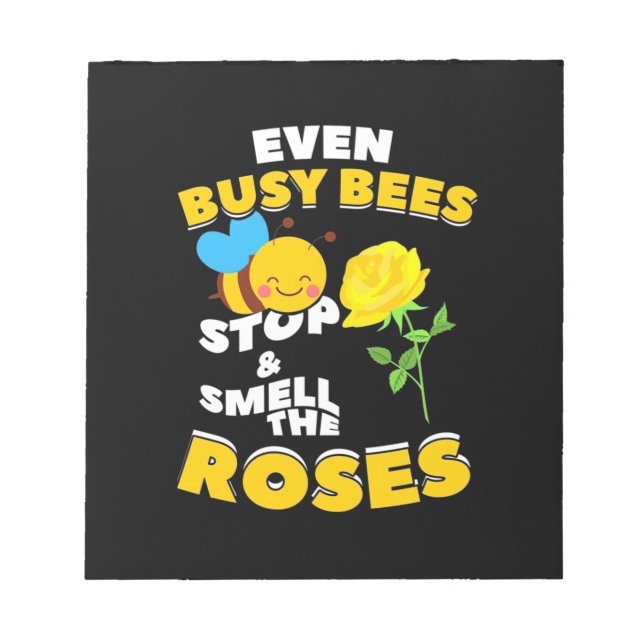 Till och med Busy Bees Anteckningsblock (Framsida)