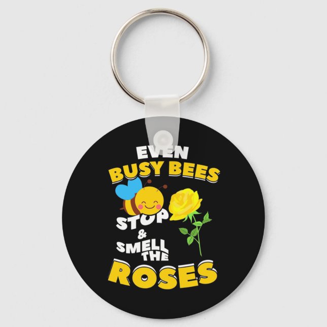 Till och med Busy Bees Nyckelring (Framsida)
