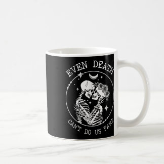 Till och med Död Cant Do US Part Skeleton Bröllop Kaffemugg