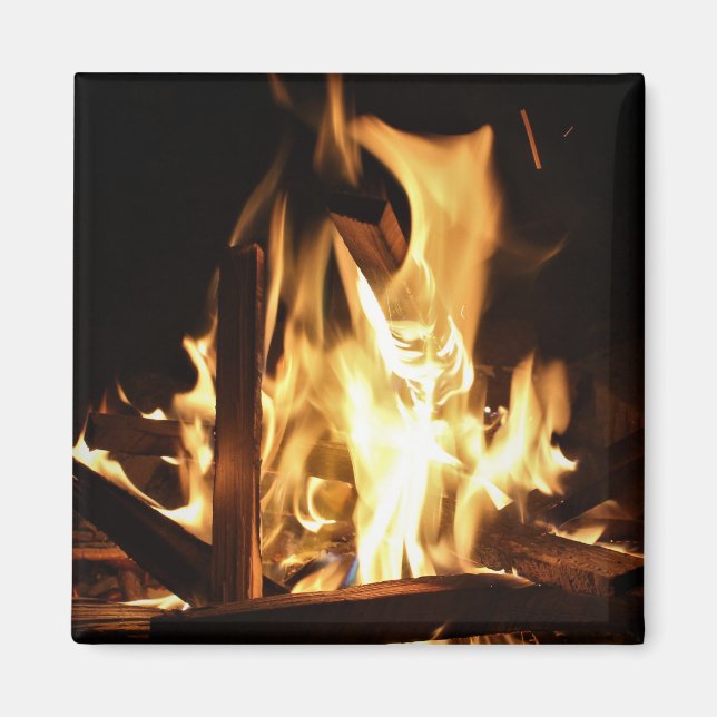 Till och med flammar magnet (Framsidan)