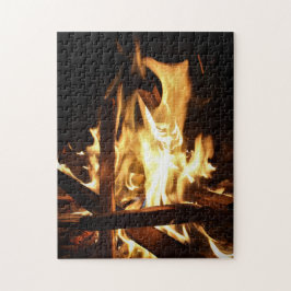 Till och med flammar pussel