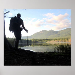 Till och med-Fotvandrare i Maine, Appalachian Poster