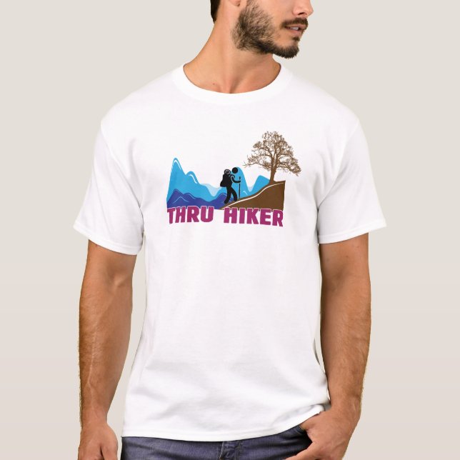 Till och med fotvandrare t-shirt (Framsida)
