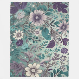 Till och med Hippies får blanktäcket med blå flott Fleecefilt