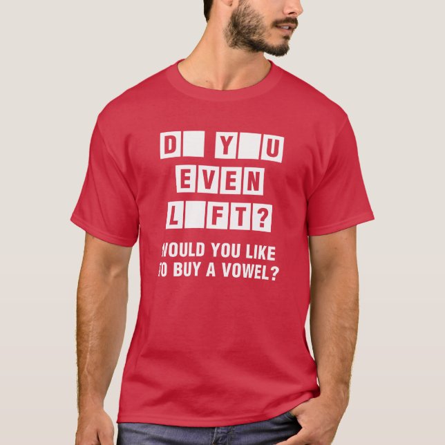 Till och med Hiss? Vill du köpa en Vowel? T Shirt (Framsida)