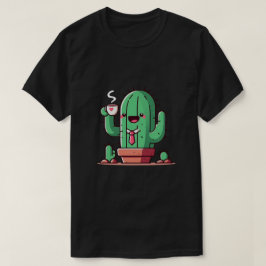 Till och med kaktusar dricker kaffe t shirt