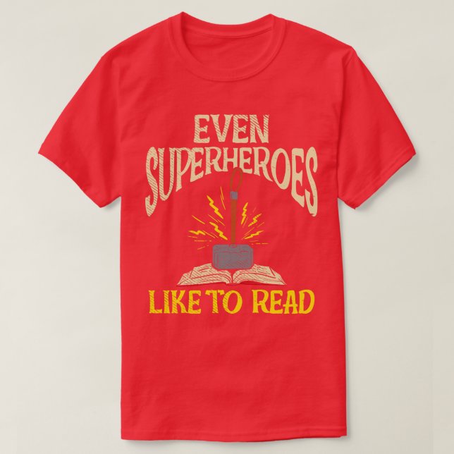 Till och med läs t shirt (Design framsida)