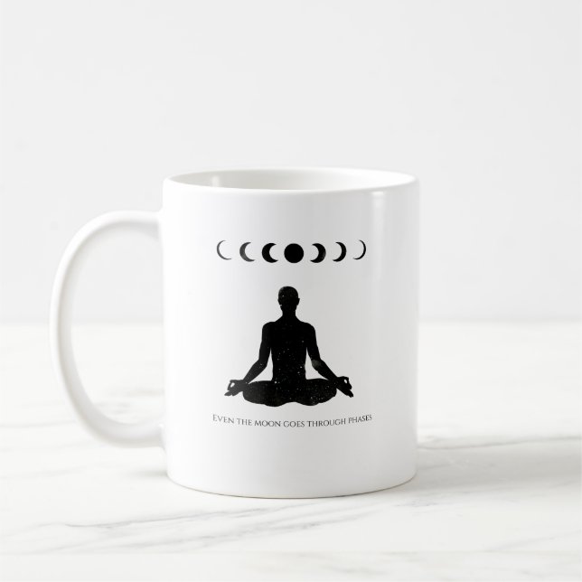 Till och med Måne går genom faser Kaffemugg (Vänster)