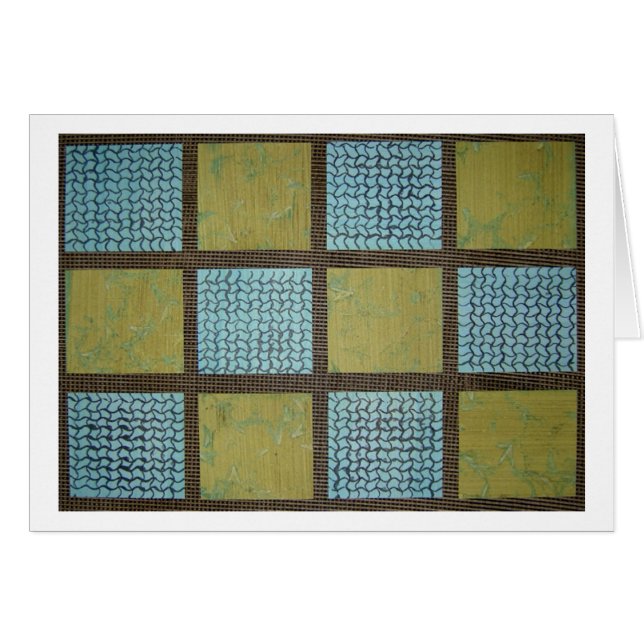 Till och med mazen hälsningskort (Framsidan Horizontal)