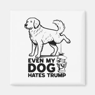 Till och med min hund hatar Trump Magnet