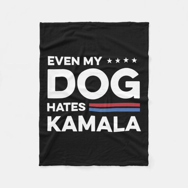 Till och med min Hund Hates Kamala Fleecefilt (Framsidan)
