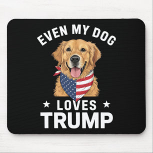 Till och med min Hund Trump USA flagga Bandana Musmatta