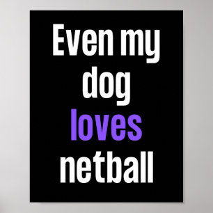 Till och med min kärlek-nätboll i hund. poster