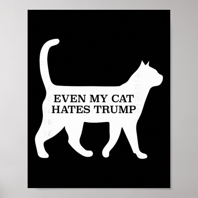 Till och med min katt hatar Trump  Poster (Framsidan)