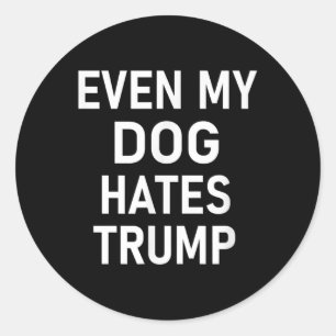 Till och med mina Hund är trumpeter, liberala, kon Runt Klistermärke