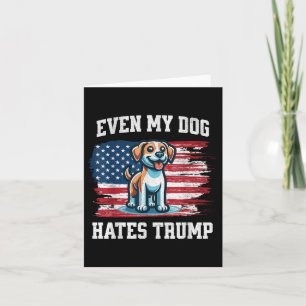 Till och med mina Hund kör trump _ Funny Val Pro D Kort