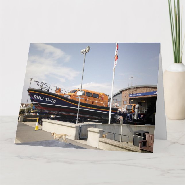 Till och med pirater stöttar RNLI Kort (Framsida)