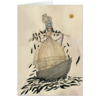 Till och med skyla hälsningskort