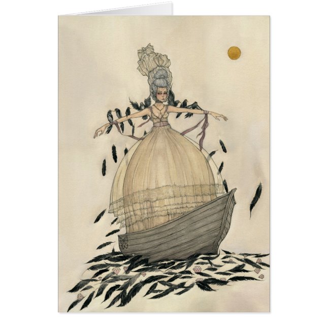 Till och med skyla hälsningskort (Framsidan)