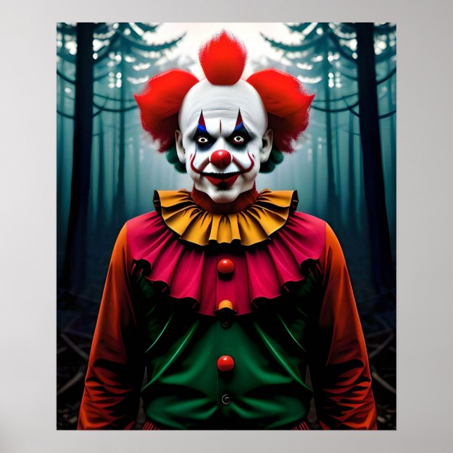 Till och med slender man behöver en clown poster (Framsidan)