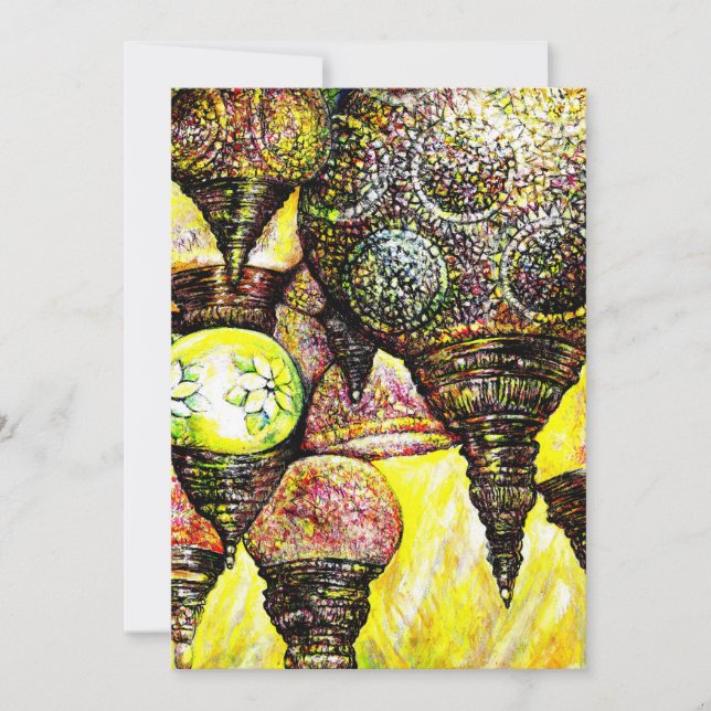 Till och med större idé om Färg Inbjudningar (Framsida)