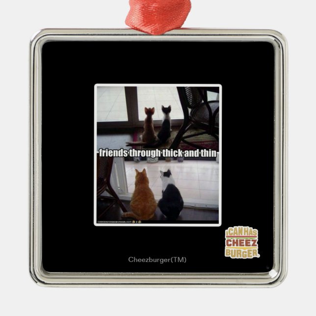 Till och med tjockt och tunt julgransprydnad metall (Framsidan)