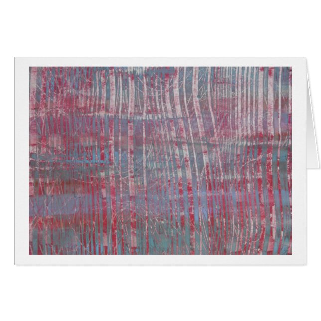 Till och med träden hälsningskort (Framsidan Horizontal)