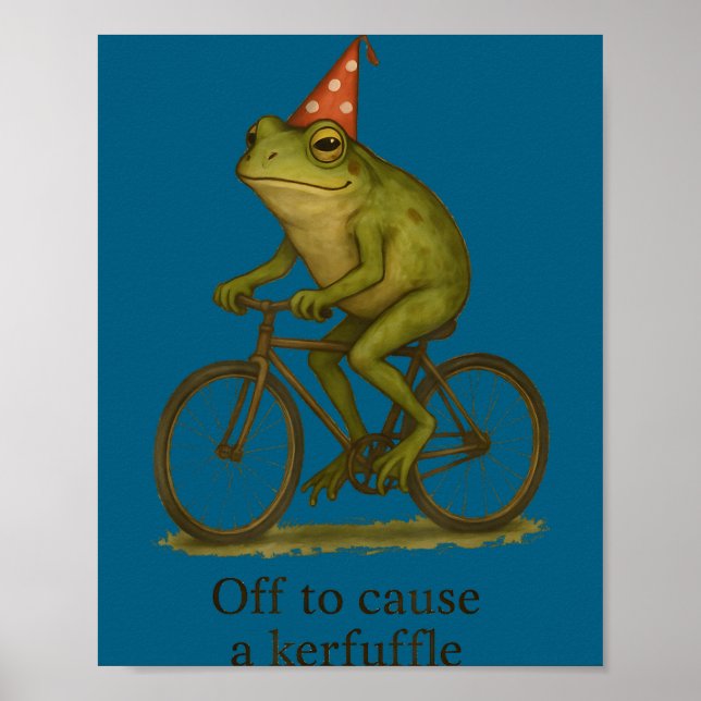 Till Off Orsak Uppståndelse Groda Meme Poster (Framsidan)