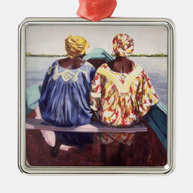 Till ön 1998 julgransprydnad metall (Framsidan)