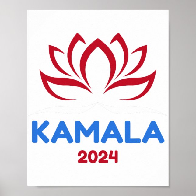 Till ordförande 2024: Sanskrit Lotus Design Poster (Framsidan)