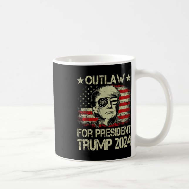Till ordförande Trump 2024 Kaffemugg (Höger)