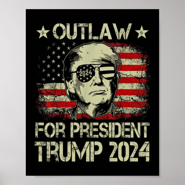 Till ordförande Trump 2024 Poster (Framsidan)