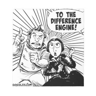 till panelen Differensmotor Anteckningsblock