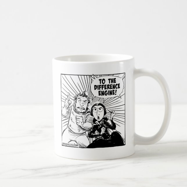 Till panelen för skillnadmotor kaffemugg (Höger)