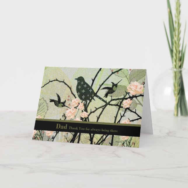 Till Pappa (Adjö från Terminalt sjuk Vuxen barn) Kort (Framsida)