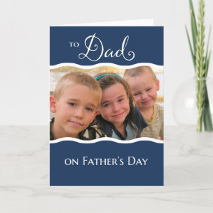 Till Pappa på Fars dag - Fotokort Kort