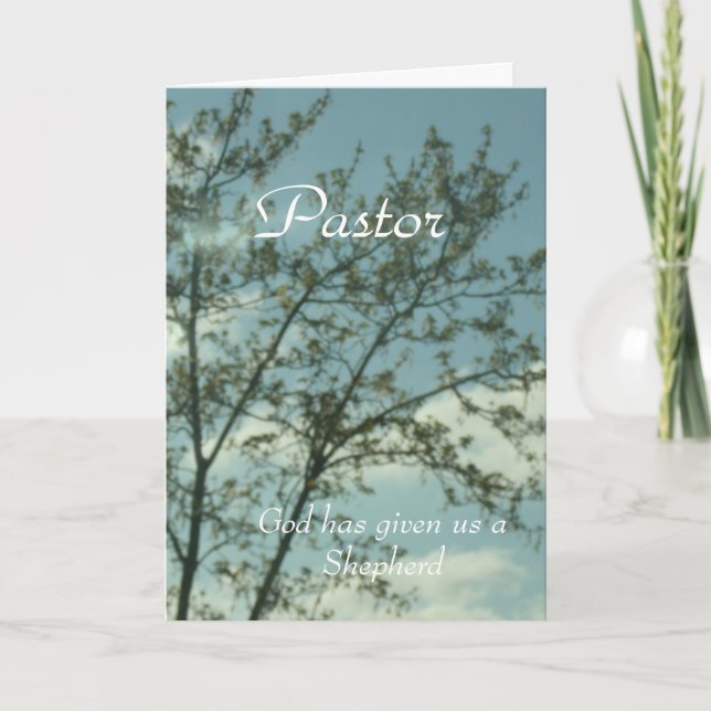 Till pastor kort (Framsida)