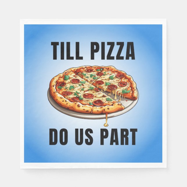 Till pizza... pappersservett (Framsidan)