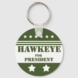 Till president Hawkeye Nyckelring