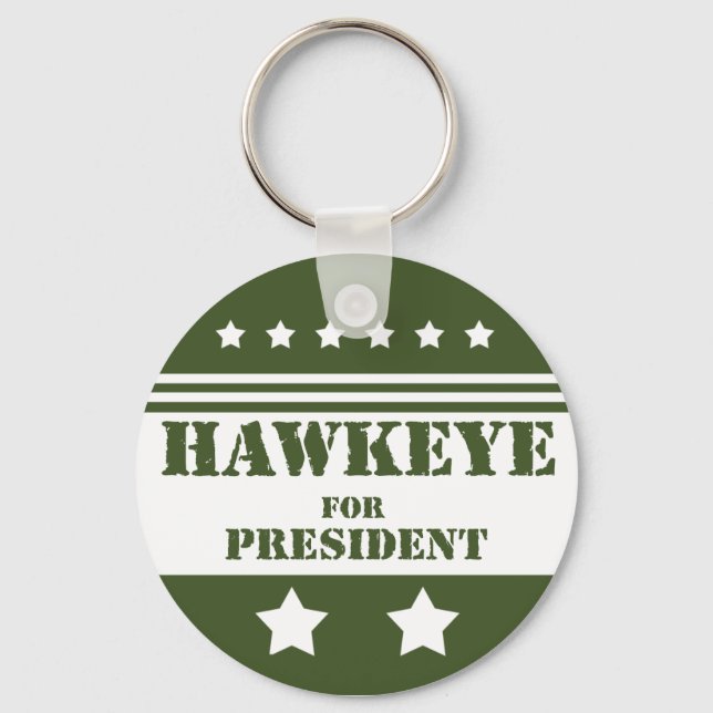 Till president Hawkeye Nyckelring (Framsida)