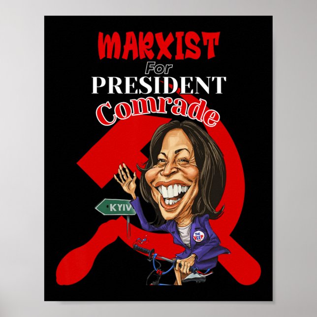 Till president Kamala Harris Funny President Poster (Framsidan)