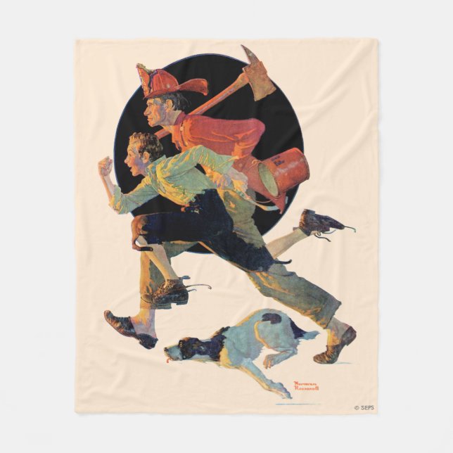 Till räddingen fleecefilt (Framsidan)