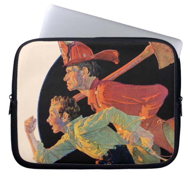 Till räddingen laptop sleeve (Framsidan)