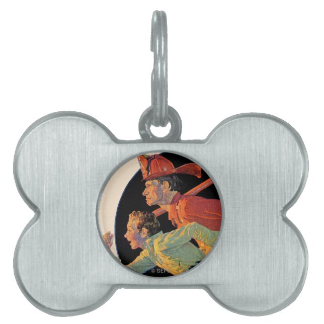 Till räddingen namnbricka husdjur (Framsidan)