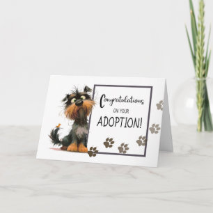 Till Räddningshunden Grattis till din adoption Kort