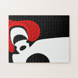 Till Redd: Abstrakt Black, White & Red Pussel