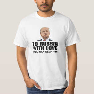 Till Ryssland med Kärlek T Shirt